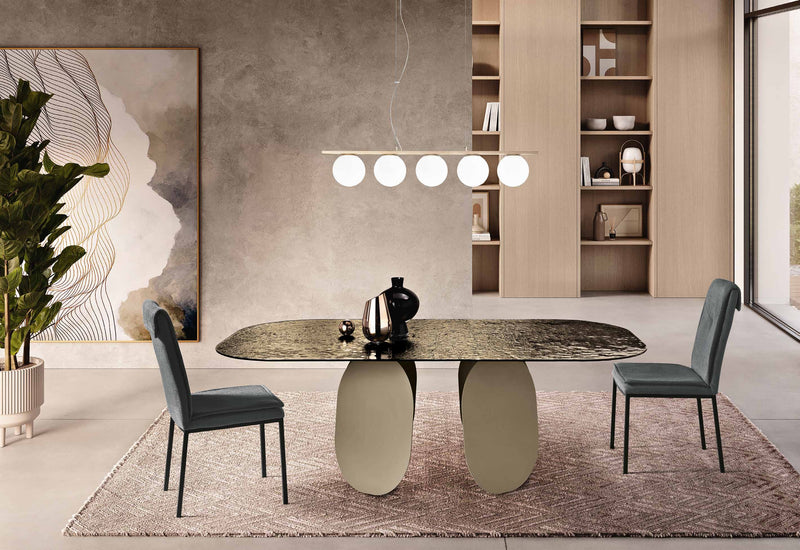 Capodarte | Tavolo Maya fisso rettangolare -210 x 110 cm e 240 x 110 cm