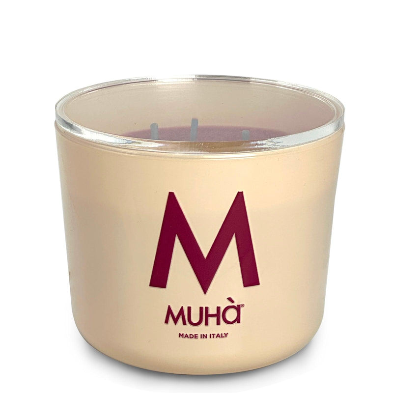Candela Profumata da 500 Gr. contenitore Vetro Muhà