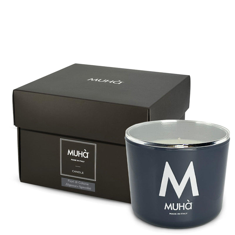 Candela Profumata da 500 Gr. contenitore Vetro Muhà