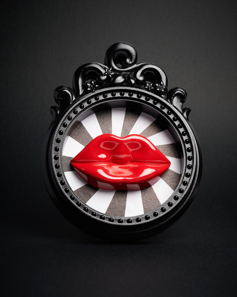 Blogo Design Cornice Pop con decoro Lips H 22 cm.