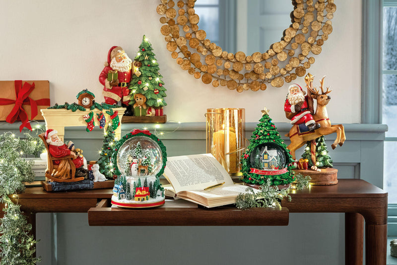 L'Oca Nera Decoro da appoggio Portacandela  🎅 Natale 2024 Preziosi Riflessi