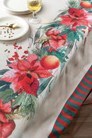 L'Oca Nera Runner Stelle Di Natale  155x50 cm. in Tessuto Antimacchia Natale 2025 🎅