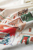 L'Oca Nera Tovaglia Villaggio Tessuto Antimacchia 🎅 Natale 2024 Tavola Delle Feste