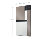 Specchio D'Arte a Parete 60x90 cm Marquinia 2 Agave