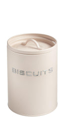 Galbiati Milano Contenitore Biscotti a Barattolo con coperchio in Acciaio Galvanizzato