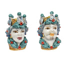 Verus Caltagirone Testa di Moro Media in Ceramica H 33 cm