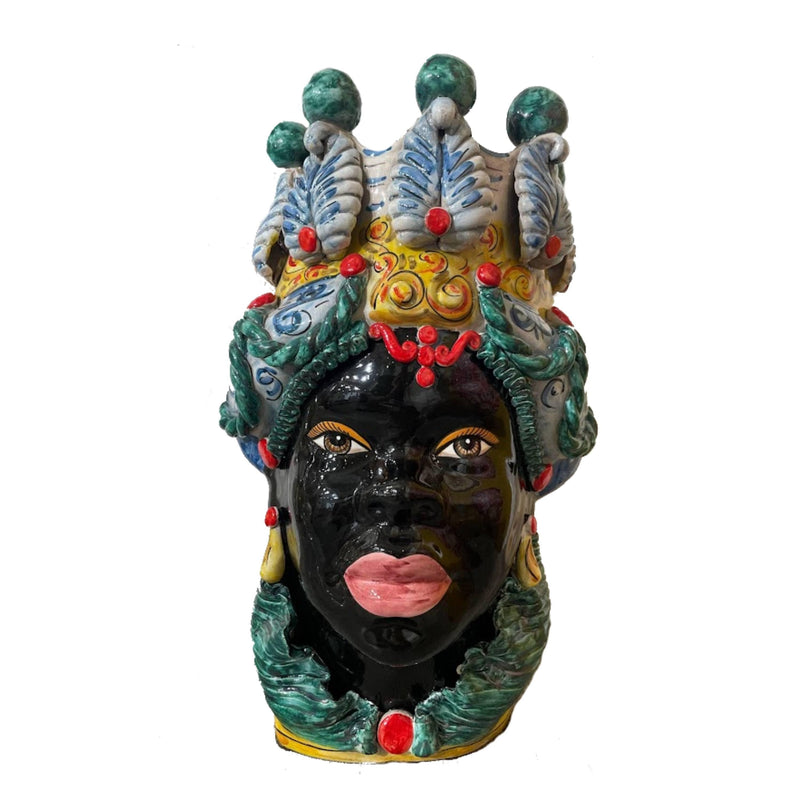 Testa Di Moro Ceramica Demetra Grande Verus Caltagirone