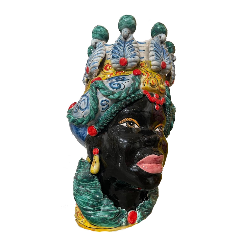 Testa Di Moro Ceramica Demetra Grande Verus Caltagirone