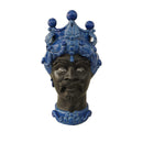 Testa di Moro Liberty Nero Satinato e Blu Notte Verus Caltagirone