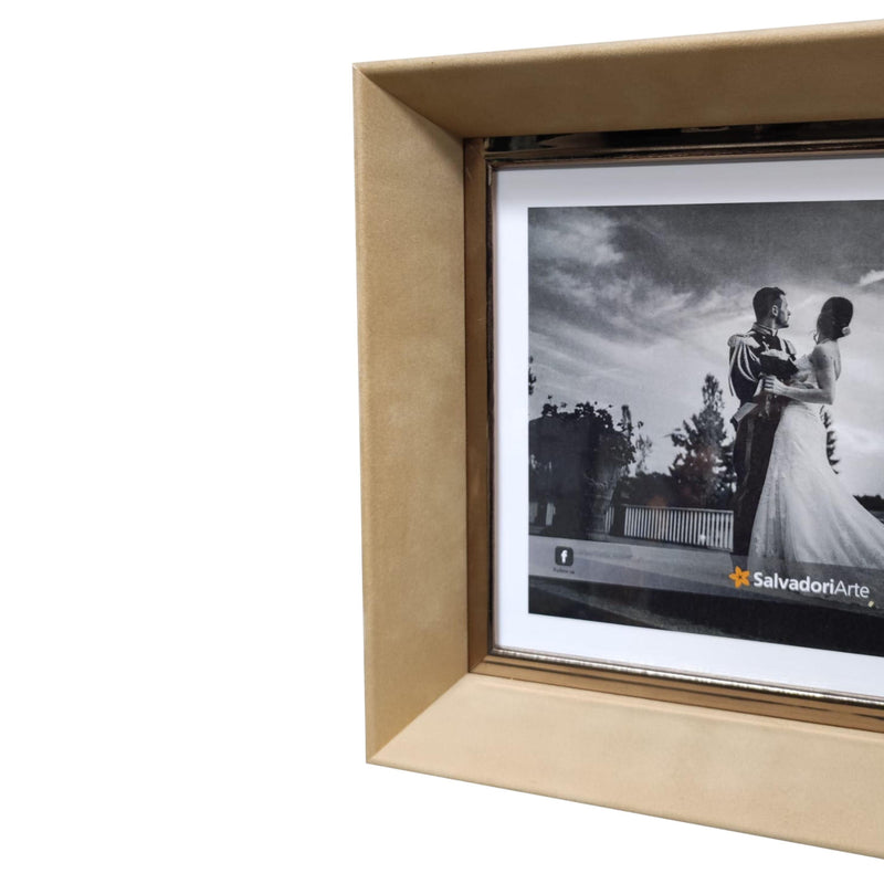 Cornice Portafoto In Metallo Argento Per 10x15 Cm - Da Cornice Portafoto In Metallo Argento Per 10x15 Cm - Da