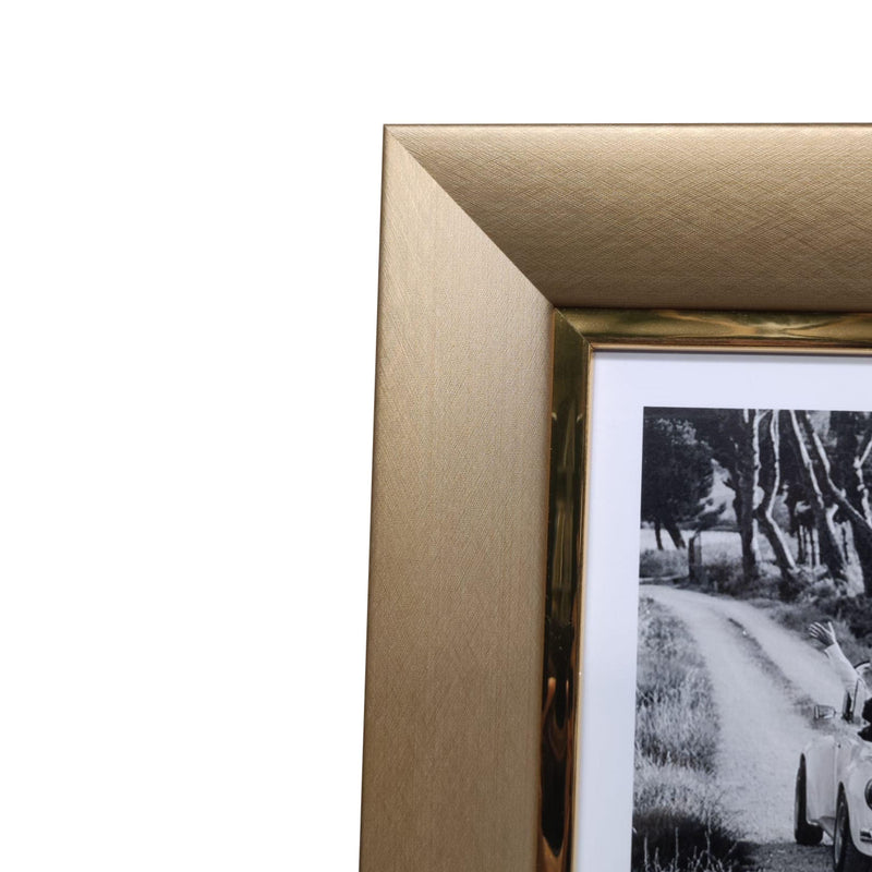 Portafoto Chic con profilo in Metallo Lucido 20x25cm Salvadori Cornici
