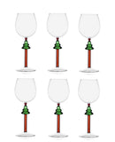 Ichendorf Set 6 Pz. 🍷 Calice in vetro Albero dei Desideri  Natale 2025 🎅 Woodland Tales fatto a Mano