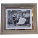 Portafoto Rigato Steps con profilo in Metallo  20x25cm Salvadori Cornici