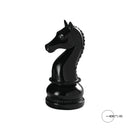 Mascagni | Statue decorative Scacchi neri Cavallo - Regina - Re