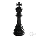 Mascagni | Statue decorative Scacchi neri Cavallo - Regina - Re