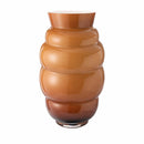 Onlylux | Vaso Ninfa in Vetro Artigianale – Colore Latte/Tabacco