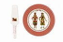 Nuvole di Stoffa | Set 2 pz. Piatti con Paletta in Ceramica Vintage Toys e Scatola Regalo