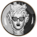 Piatto con decoro in Porcellana Ø 24 cm. Baci Milano