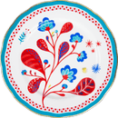 Servizio di Piatti 24 pz in Porcellana Mamma Mia Baci Milano