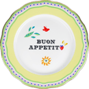 Servizio di Piatti 24 pz in Porcellana Mamma Mia Baci Milano