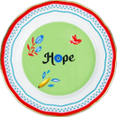 Piatto Frutta in Porcellana Mamma Mia Baci Milano