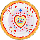 Servizio di Piatti 24 pz in Porcellana Mamma Mia Baci Milano