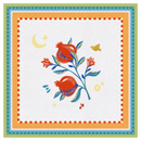 Tovaglietta quadrata cotone antimacchia Mamma Mia baci Milano