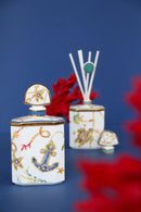 Bottiglia Ottogonale diffusore per fragranza in porcellana  PORTOFINO Baci Milano