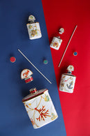 Bottiglia Ottogonale diffusore per fragranza in porcellana  PORTOFINO Baci Milano