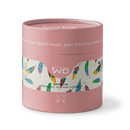 WD Lifestyle Bicchiere 250 ml. in vetro borosilicato con decoro Tema Animali Monterey