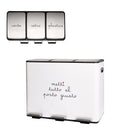 Simple Day | Pattumiera “Metti Tutto al Posto Giusto” 3 × 15 Litri