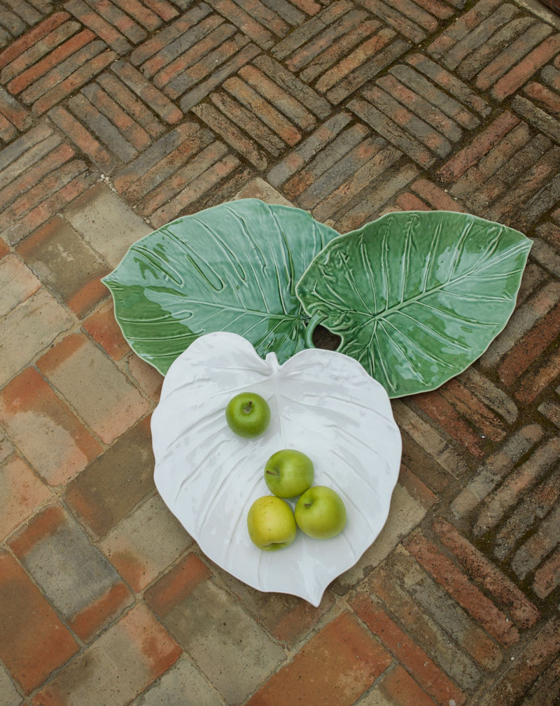 Bordallo - Pinheiro Vassoio foglia di Banana in ceramica | Folhas