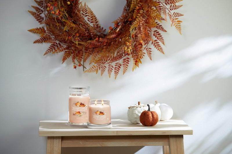 Candela Profumata Pumpkin Maple Crème Caramel Yankee Candle