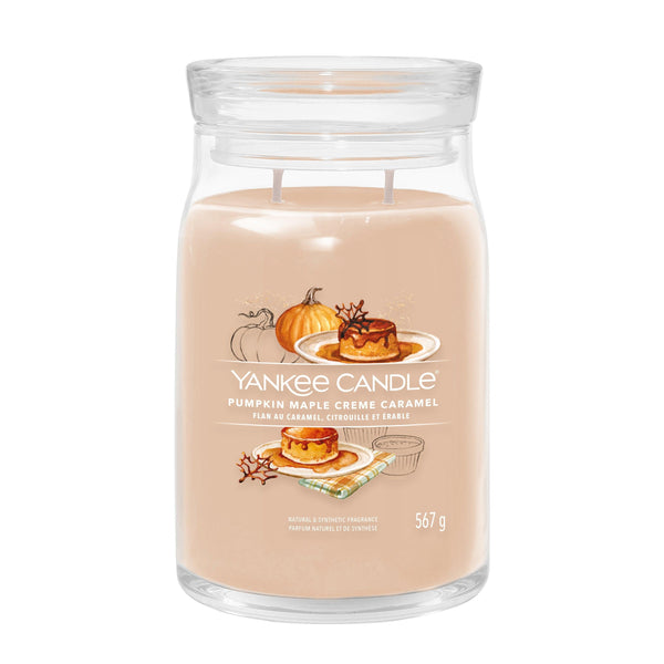 Candela Profumata Pumpkin Maple Crème Caramel Yankee Candle