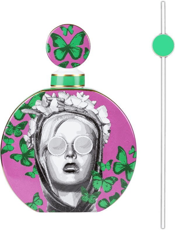Bottiglia in Porcellana con decori e Set bastoncini Sagrada Familia Baci Milano