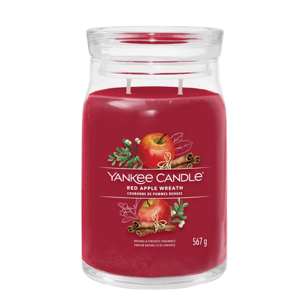 Candela Profumata Red Apple Wreath Yankee Candle