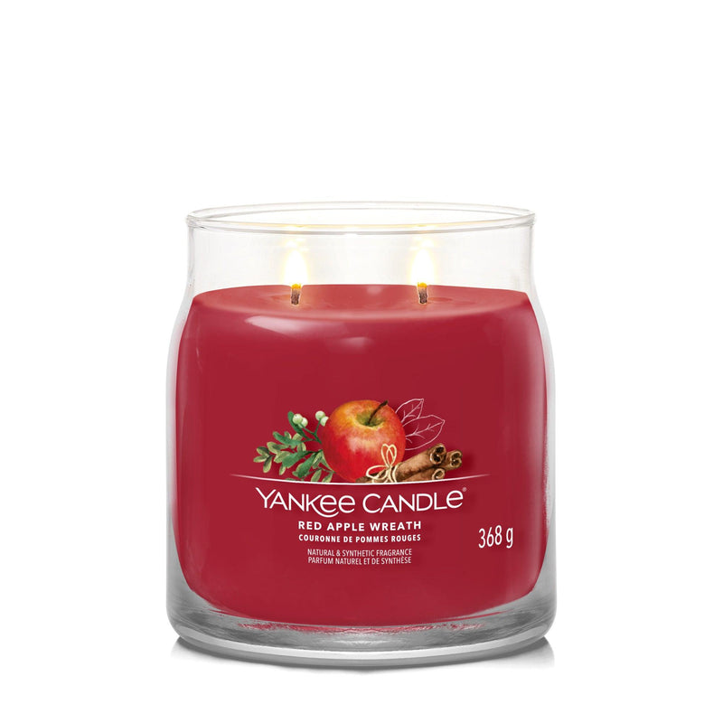 Candela Profumata Red Apple Wreath Yankee Candle