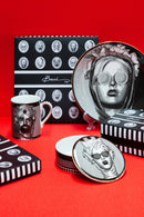 Scatola con decoro in Porcellana Ø 13 cm. Baci Milano