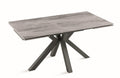 Tavolo Sky allungabile 160x91 cm. in pietra effetto Marmo aperto 240 cm. Ikone Casa