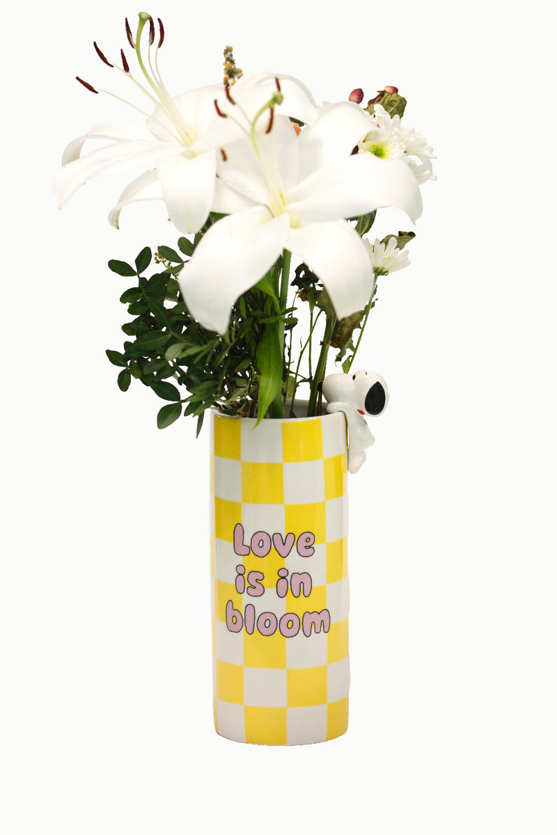 Blogo Design | Vaso Snoopy Love is in Bloom