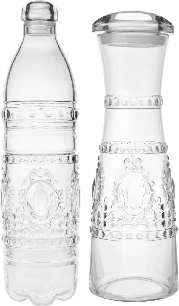 Baci Milano Set Bottiglia + Caraffa trasparente Baroque&Rock