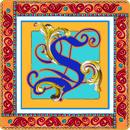 Svuotatasche in porcellana 15x15 ORTIGIA  By Baci Milano