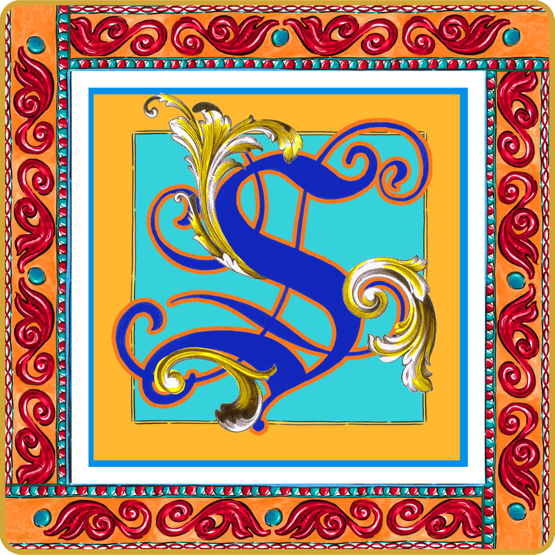 Svuotatasche in porcellana 15x15 ORTIGIA  By Baci Milano