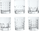Set 6 pz. Bicchieri a Rilievo - Tumbler Crystal Touch Baci Milano