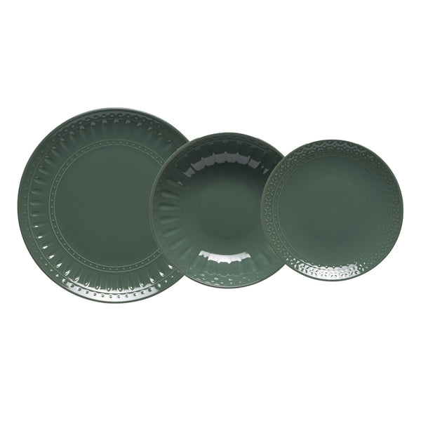 Galbiati Milano | Set 18 Pz Piatti da tavola in gres porcellanato Madrigal