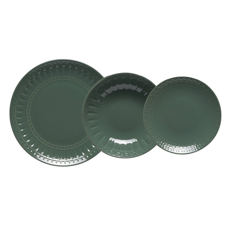 Galbiati Milano | Set 18 Pz Piatti da tavola in gres porcellanato Madrigal