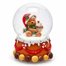 EDG Enzo De Gasperi | Sfera d'acqua con orso goloso Natale - 3 Decori