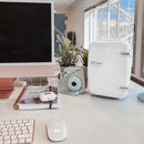 Frigo Mini Portatile Vintage 4L Flamingueo