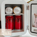 Frigo Mini Portatile Vintage 4L Flamingueo