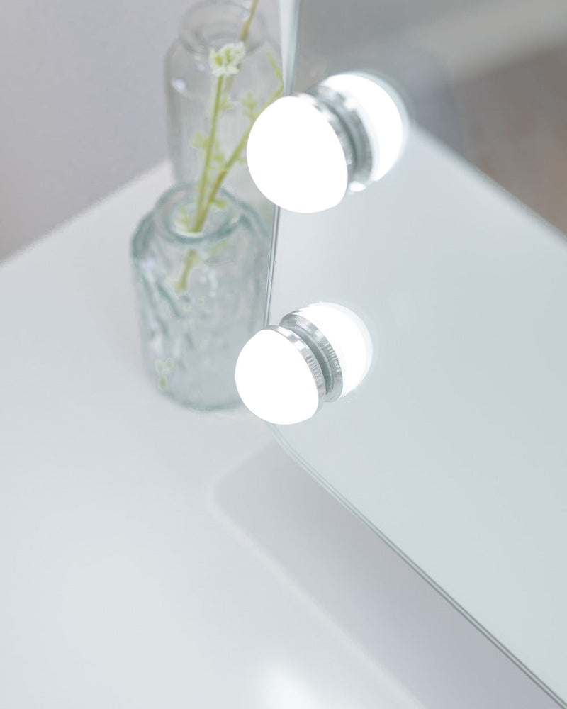 Flamingueo Specchio Trucco Lily con Luci LED da appoggio